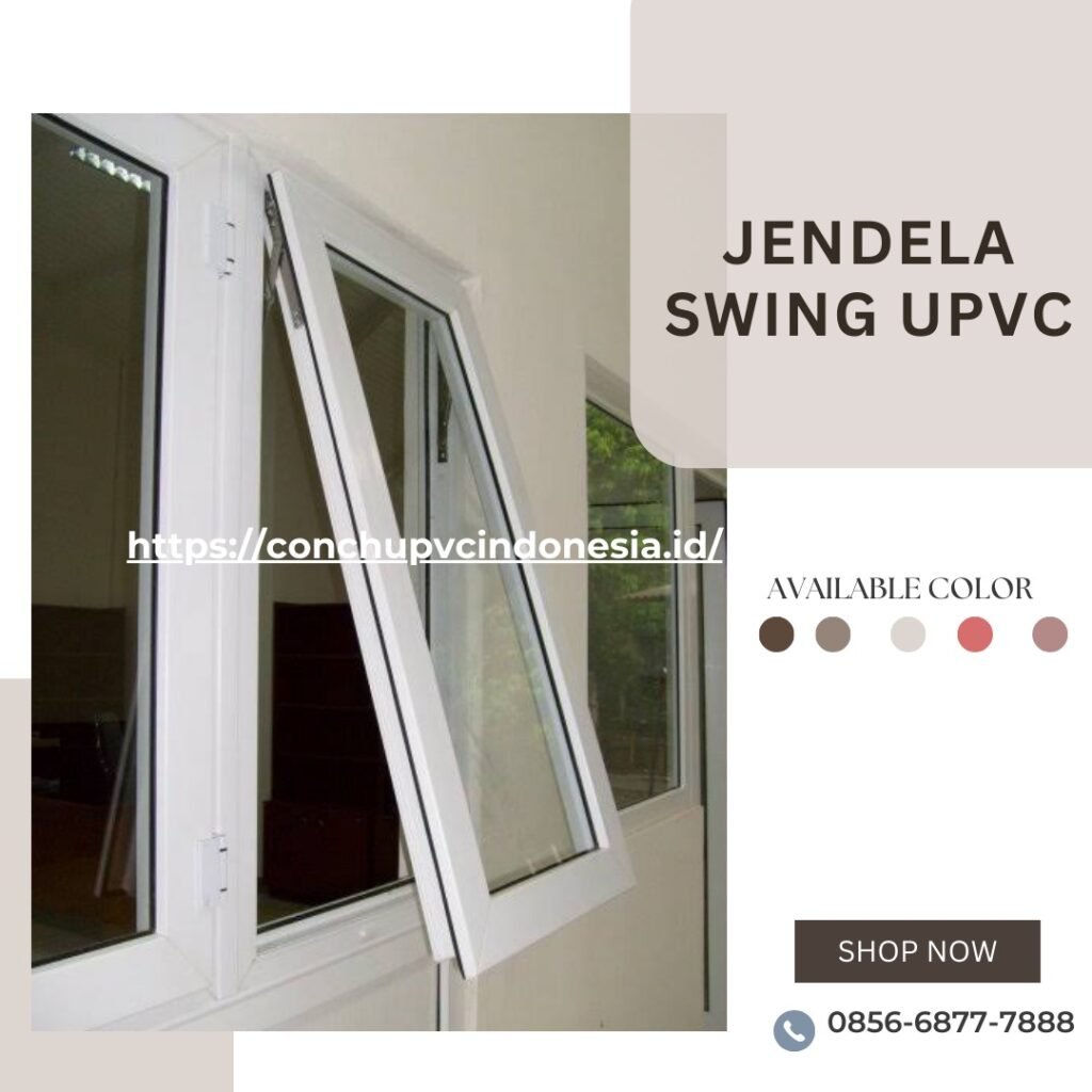 jendela swing upvc