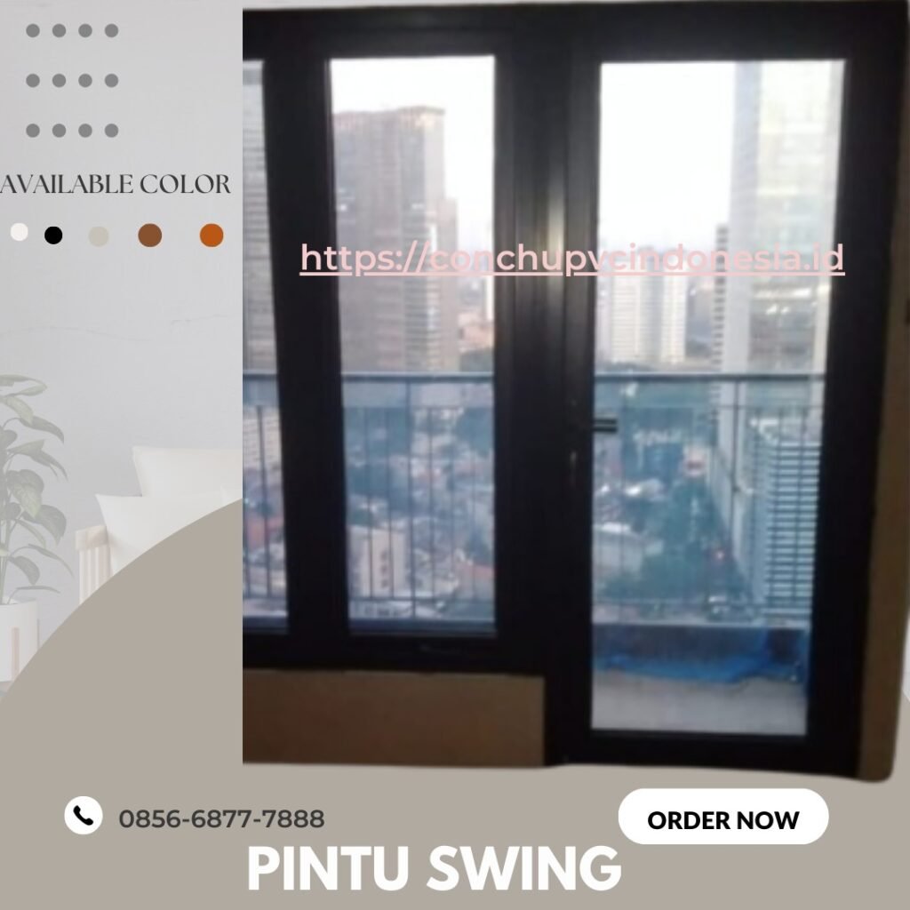 pintu dan kusen belakang upvc